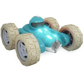 Resim Samdoo Ud2210a 1:24 2.4g Kumandalı Stunt Araba - 360 Döndürme, Işık Ve Otomatik Demo Özellikli Mavi Rc Araba 