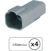 Resim Dt04-4p Dişi Konnektör 4 Pin Kablosuz 