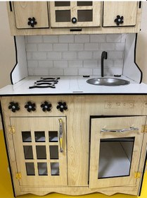 Resim 88X60 Ahşap Oyun Mutfak 
