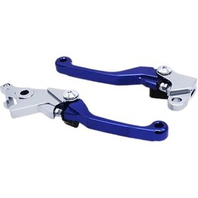 Resim Suntek Honda Blue İçin Motosiklet Fren Debriyaj Kolları Ayarlanabilir Kütük Pivot 2 Adet 
