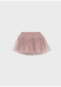 Resim Mayoral Pembe Kız Bebek Puantiyeli Tül Etek 2901 Pembe 