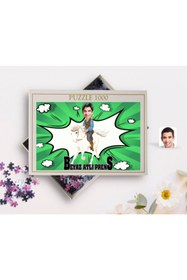 Resim Bk Gift Kişiye Özel Beyaz Atlı Prens Karikatürlü 1000 Parça Profesyonel Puzzle-3 