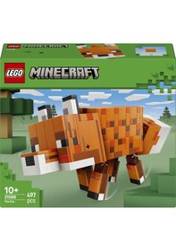Resim LEGO® Minecraft® Tilki 21588 - 10 Yaş Üzeri Çocuklar için Duruşu Ayarlanabilir Dekoratif Yaratıcı Oyuncak Yapım Seti (497 Parça) 