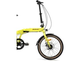Resim Bisan FX3600 Acera 9 Vites Katlanır Bisiklet Sarı Siyah 