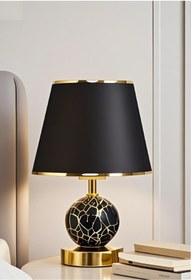 Resim 571 Store F SERİSİ MASA ABAJURU METAL GÖVDE KMAŞ BAŞLIK ŞIK TASARIM 1 SINIF KALİTE 