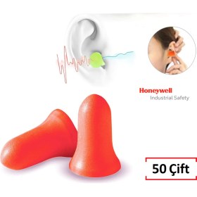 Resim Honeywell Gürültü Ses Önleyici Kulak Tıkacı Yıkanabilir 37 Db 50 Çift 