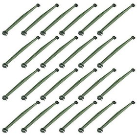 Resim 24pcs Gardening Expandable Rods Plastic Connecting Rod Brackets For Cucumber Tomato Vine Plant Extended Connecting Rod . 