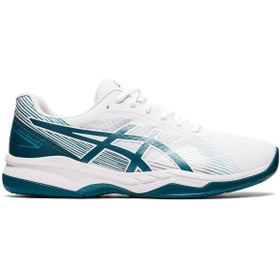 Resim Asics Gel-game 8 Beyaz Yeşil Erkek Tenis Ayakkabısı 