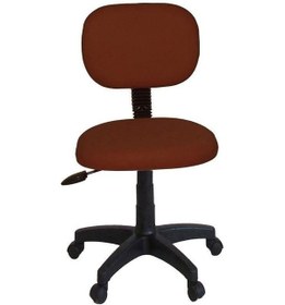 Resim Türksit Eko Kolçaksız Koltuk Plastik Ayak Kahverengi Kahverengi 