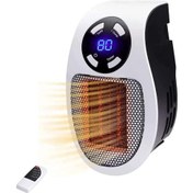 Resim Reedark Uzaktan Kumandalı Taşınabilir Seramik Isıtıcı - 500w Hızlı Isıtma, Dijital Termostat Ve Zamanlayıcı 