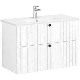 Resim Vitra Root Groove Iki Çekmeceli Lavabo Dolabı 100 Cm Beyaz 69457 Çok Renkli 
