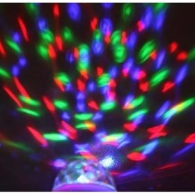 Resim KRC BY FORM Renkli Led Döner Başlıklı Disko Topu Ampul 3 W 