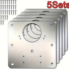 Resim Menteşe Tamir Seti, Dolap Kapısı Montaj Menteşesi Onarım Takımı, Çekmece ve Eşya Sabitleyici Bağlantı Parçası Güçlendiricisi, Şifonyer & Buzdolabı Kapağı Aksesuar Kitleri, Çivi Dahil 