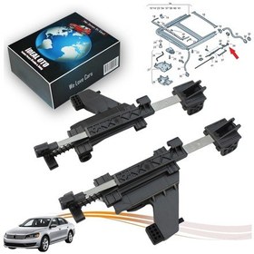 Resim Volkswagen Vw Passat B7 362, 365 2010-2024 5m0877481a 5m0877482a İçin Sunroof Arka Sol Sağ Kablo Yönlendirme Parçası 