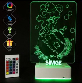 Resim Çocuklara Hediye 3D Fare Ve Dünya Led Masaüstü Ve Gece Lambası 