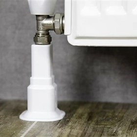 Resim Radiva Tekli Kare Radyatör Boru Gizleme Kılıfı Kilitli Beyaz 