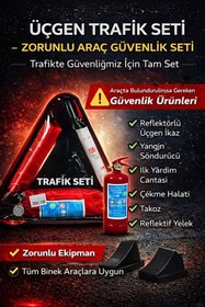Resim PASPRO OTOMOTİV ÜÇGEN TRAFİK SETİ 