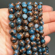 Resim 4-12mm Doğal Taş Göl Mavi Cloisonne Muhteşem Gevşek Aralık Boncuklar Takı Yapımı DIY Benzersiz Moda Bilezikler Kolye Erkekler Kadınlar Hediyeler Boncuklu Aksesuarlar 