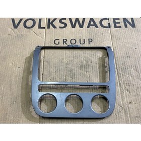 Resim Vw Golf 5 2004-2008 Ön Orta Teyp Teyip Çerçevesi 1k0858071g Gri 