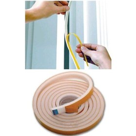 Resim 9 Metre Pencere Izolasyon Bandı Yapışkanlı Cam Yalıtım Süngeri Rüzgar Soğuk Kesici 0.05 M 