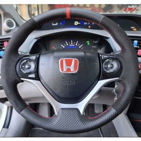 Resim Honda Civic Fb7 Araca Özel Direksiyon Kılıfı F1 Olmayan Araçlara 