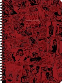 Resim Seri 1 16.5x22.5 Kareli Defter - Bordo 