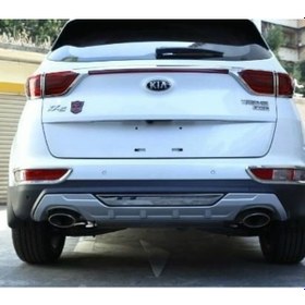 Resim Kia Sportage Arka Tampon Koruması Difüzör 2016-2018 