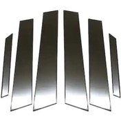 Resim Renault Clio 4 Hb Uyumlu Direk Nikelajı 6 Parça 2012-2019 Paslanmaz Krom 