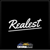 Resim OkyayWorks Realest Sticker - Beyaz 