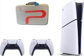 Resim Sony Playstation 5 Slim 1 TB Digital Edition Oyun Konsolu + 2. Dualsense Kol + Sony Playstation 5 Taşıma Çantası Gri 