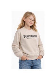Resim Kız Çocuk Sweatshirt Bgl-st05271 Taş 