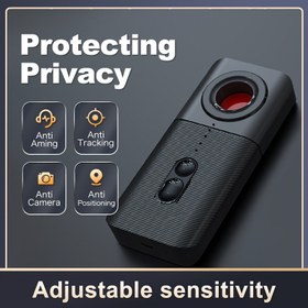 Resim Gece görüşlü akıllı dedektör, evrensel casusluk önleyici cihaz, LED ekranlı, GPS takibi, hedefleme karşıtı, kamera tespiti, kablosuz kameralar ve gizli GSM cihazlar için şarj edilebilir lityum polimer pil 