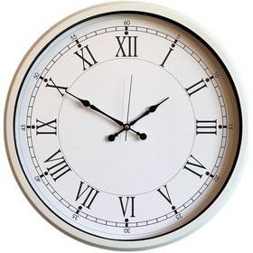 Resim Büro Ev Ofis Hediyesi İçin 52cm Metal Şık Beyaz Duvar Saati Diğer 