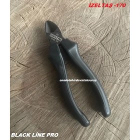 Resim İzeltaş Izeltaş Black Line Pro 170MM Yankeski Carbon Çelik Kombine Yan Keski Orj 