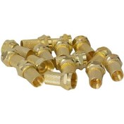 Resim F Konnektör Altın Rg6/u4 Geniş 100'lü Paket -152843 