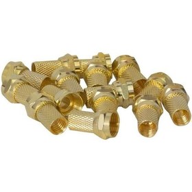 Resim F Konnektör Altın Rg6/u4 Geniş 100'lü Paket -152843 