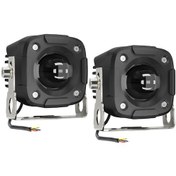 Resim Konesam Çiftli Motosiklet Led Sürüş Lambası, 60w 6000lm Su Geçirmez Sis Farı, 6000k/3000k/4500k Renk Sıcaklığı 