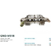 Resim GENON DİYOT TABLASI>HYUNDAI HMC MIGHTY II 100mm(6DIOT) - GENON-GND-M518 