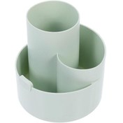 Resim Ganzhoushop Masaüstü Kırtasiye Düzenleyici Döndürülebilir Kalem Kalemlik Ofis Masası Malzemeleri Yeşil 4.5 4.5 4.7in Anahtar Öğe Depolama 1 Adetyeşil 