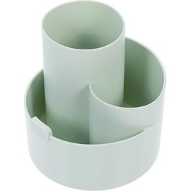 Resim Ganzhoushop Masaüstü Kırtasiye Düzenleyici Döndürülebilir Kalem Kalemlik Ofis Masası Malzemeleri Yeşil 4.5 4.5 4.7in Anahtar Öğe Depolama 1 Adetyeşil 