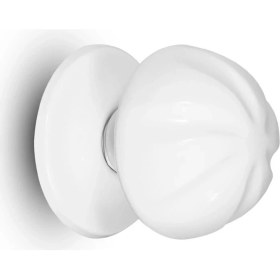 Resim Nobel - Gülyonca Kapı Tokmağı Topuzu Beyaz Renk 