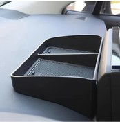 Resim Chuangyinshop Siyah 1 Adet Araç Konsol Depolama Kutusu Anahtar Bozuk Para Organizeri 