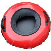 Resim Şişme Kar Kızağı Büyük Boy 110 Cm Çap Kırmızı 