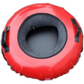 Resim Şişme Kar Kızağı Büyük Boy 110 Cm Çap Kırmızı 