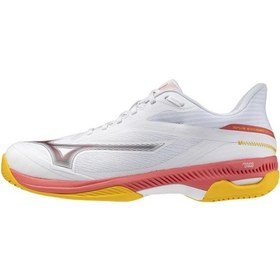 Resim Wave Exceed Court Ac Erkek Tenis Ayakkabısı Beyaz / Pembe Çok Renkli 