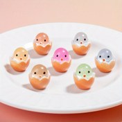 Resim 10/20 adet Paskalya Yumurta Kabuğu Tavuk Miniatur Peyzaj Dekorasyonu Işıltılı Reçine Malzeme Paskalya Yumurta Dekorasyonu Otomotiv İç Aksesuarları DIY Hediye Paskalya Mükemmel Hediye 