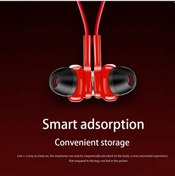 Resim G05 Beyaz Evrensel Kablosuz Manyetik Bluetooth Kulaklık Kablosuz Spor Kulaklıklar Stereo Bas Müzik Kulaklık Nokia İçin Mic Kulaklık İle 