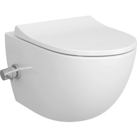 Resim VitrA Sento 7748B003-7211 Rim-ex Asma Klozet, Termostatik Ara Musluklu, 54 cm, Beyaz 