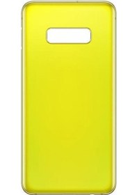 Resim Samsung Galaxy S10E Logolu Pil Kapağı Lens Hariç 