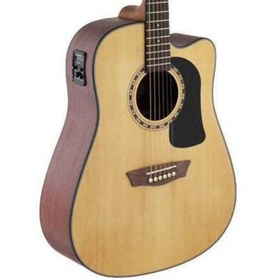 Resim Washburn AD5CENS Apprentice 5 Naturel Satin Elektro Akustik Gitar 